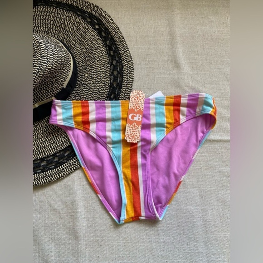 GB Bay Stripe Hipster Bikini Bottom NEW